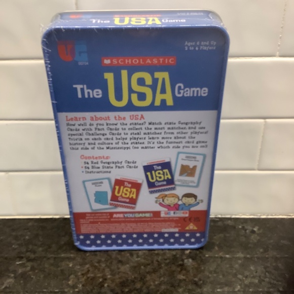 The USA Game Scholastic Trivia Family Game for Kids - Picture 2 of 5